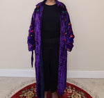Load image into Gallery viewer, Velvet Duster Coat - Purple
