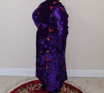 Load image into Gallery viewer, Velvet Duster Coat - Purple
