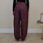 Load image into Gallery viewer, Paisley Printed Trousers - Red
