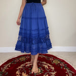 Load image into Gallery viewer, Lace Ruffle Midi Skirt - Assorted Colours
