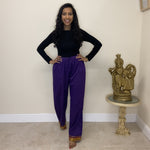 Load image into Gallery viewer, Sari Trousers - Purple
