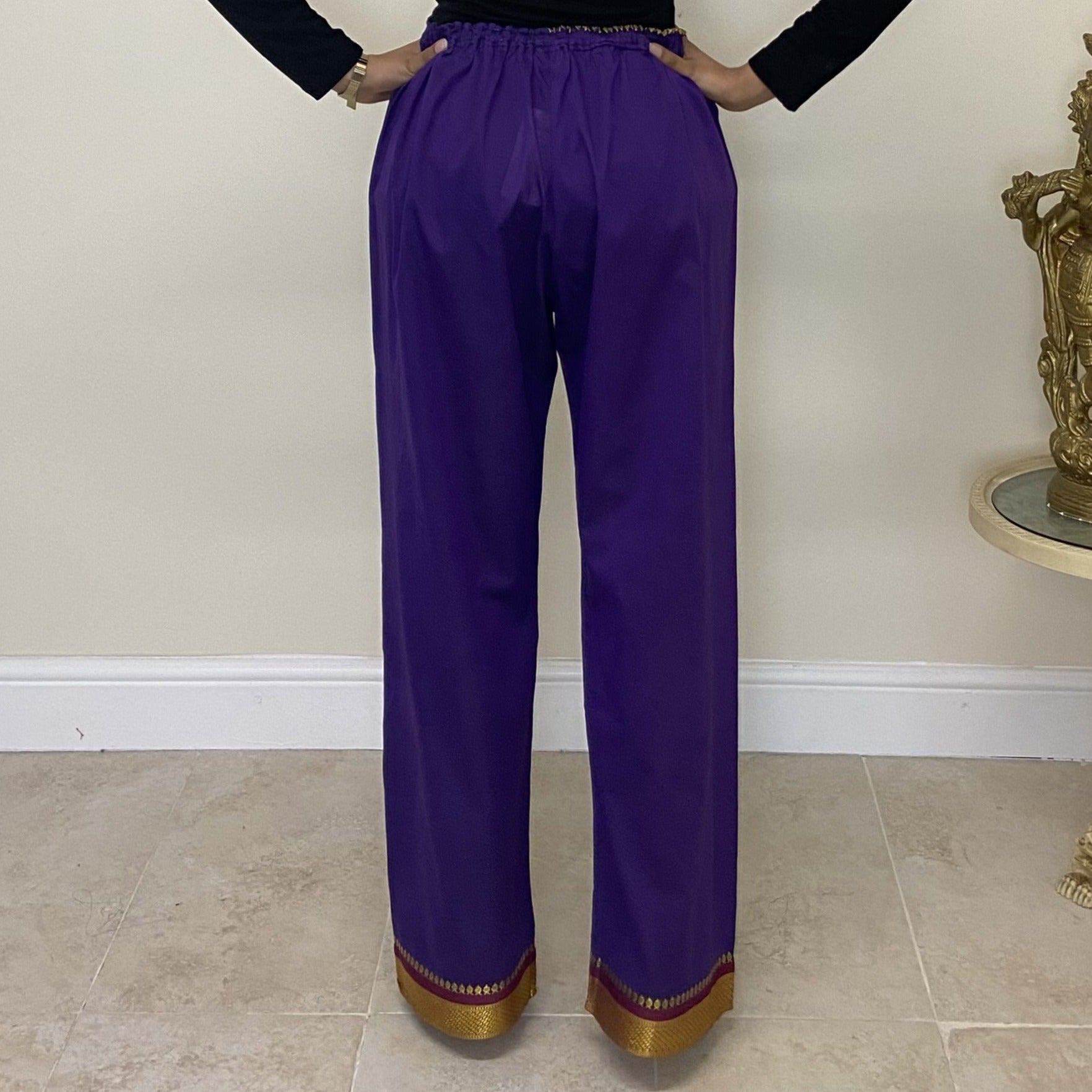 Sari Trousers - Purple