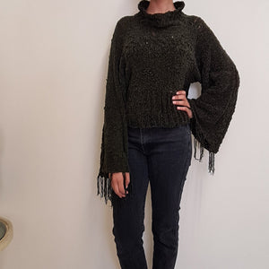 Knitted Jumper - Forest Green