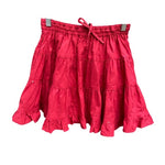 Load image into Gallery viewer, Cotton Sequin and Beaded Ruffle Mini Skirt - Assorted Colours
