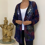 Load image into Gallery viewer, Crochet Cardigan - Tie Dye
