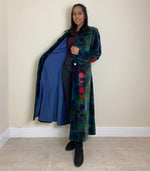 Load image into Gallery viewer, Floral Tie Dye Velvet Coat
