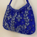 Load image into Gallery viewer, Sequin and Beaded Handbag - Blue
