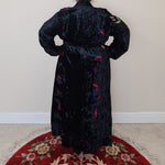 Load image into Gallery viewer, Velvet Duster Coat - Black
