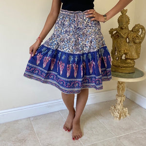 Maya Printed Midi Skirt - Assorted Colours