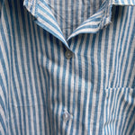 Load image into Gallery viewer, Striped Shirt - Blue and White
