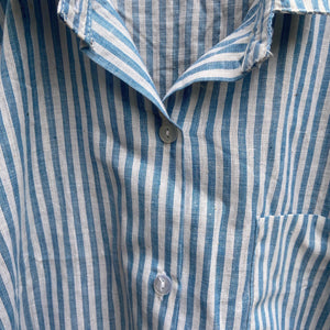 Striped Shirt - Blue and White