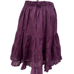 Load image into Gallery viewer, Cotton Sequin and Beaded Midi Skirt - Assorted Colours - 22&quot;
