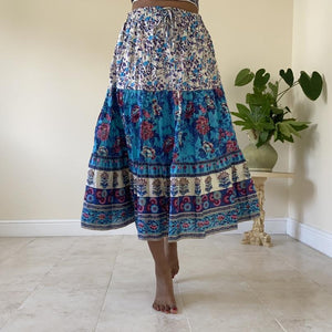 Maya Printed Cotton Skirt - Assorted Colours