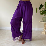 Load image into Gallery viewer, Fringe Trousers - Purple
