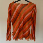 Load image into Gallery viewer, Striped Cheesecloth Top - Assorted Colours

