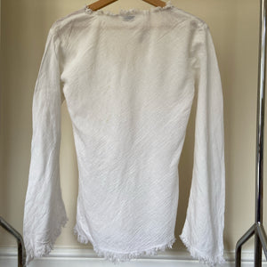 Cheesecloth Blouse - White