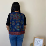 Load image into Gallery viewer, Traditional Indian Waistcoat - Blue
