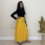 Load image into Gallery viewer, Side Ruched Skirt - Yellow
