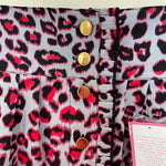 Load image into Gallery viewer, Leopard Print Mini Skirt - Pink
