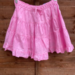 Load image into Gallery viewer, Cotton Sequin and Beaded Ruffle Mini Skirt - Assorted Colours
