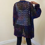 Load image into Gallery viewer, Crochet Cardigan - Tie Dye
