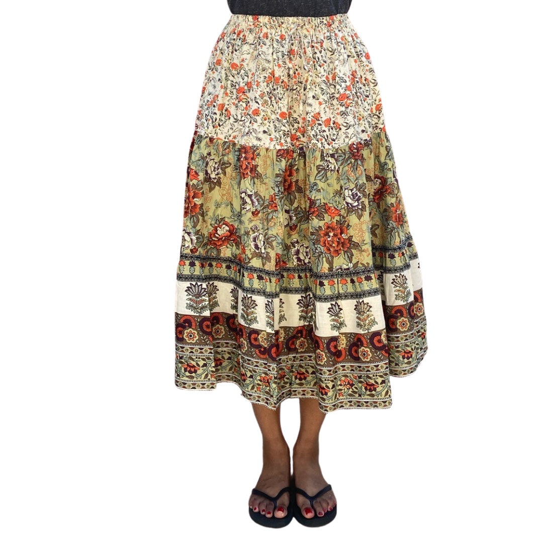 Maya Printed Cotton Skirt - Assorted Colours