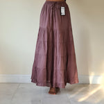 Load image into Gallery viewer, Cotton Sequin Maxi Skirt - Assorted Colours

