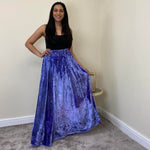 Load image into Gallery viewer, Velvet Maxi Skirt- Assorted Colours
