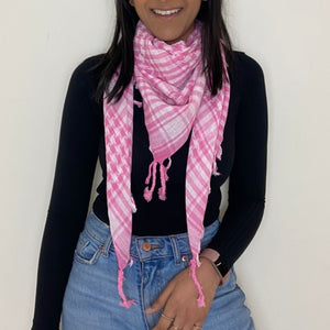 Checked Scarves - Assorted Colours