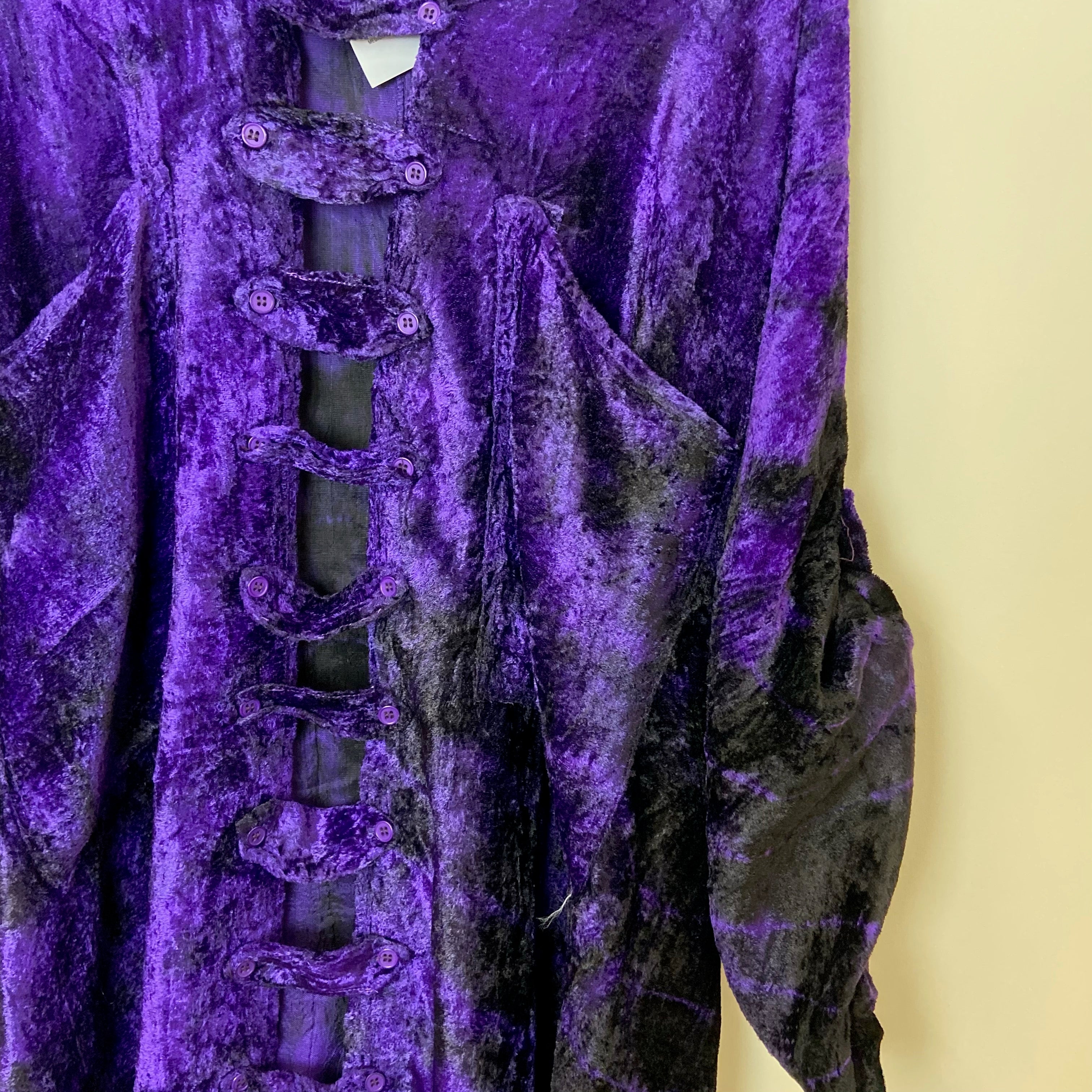 Multiway Velvet Dress - Purple Tie Dye