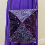 Load image into Gallery viewer, Sequin Crossbody Handbag - Purple
