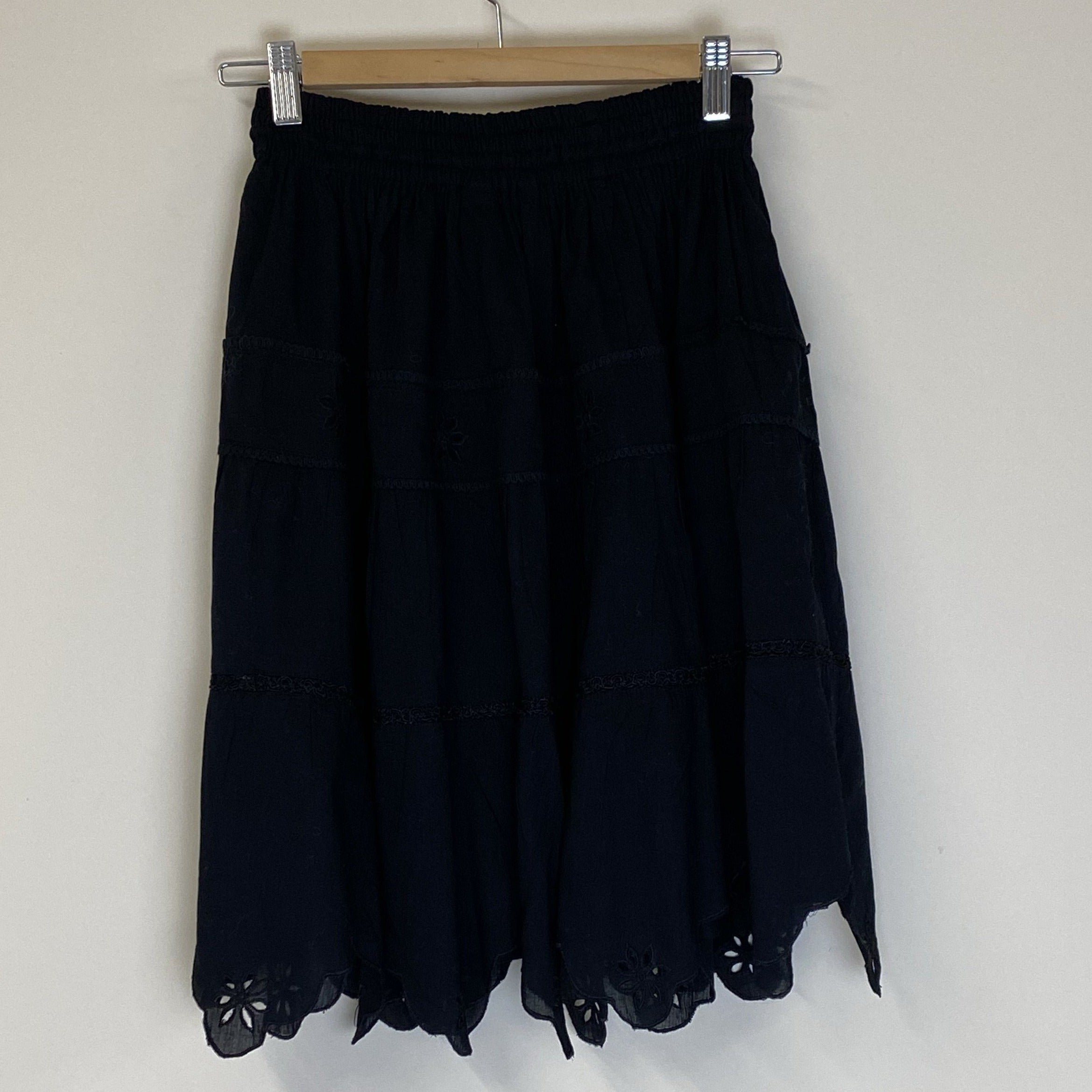 Pixie Midi Skirt - Black
