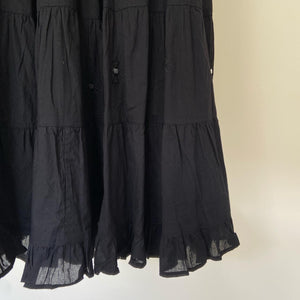 Cotton Embroidered Midi Skirt - 30”