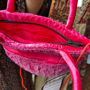 Sequin Handbag - Pink