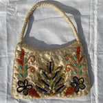 Load image into Gallery viewer, Beaded and Sequin Handbag - Champagne

