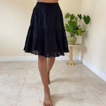 Load image into Gallery viewer, Cotton Sequin and Beaded Midi Skirt - Assorted Colours - 22&quot;
