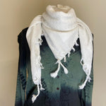 Load image into Gallery viewer, Afghan Scarf - White
